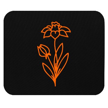 Discover flower design Vector Mouse Pads