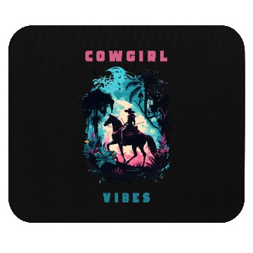 Discover Cowgirl Vibes Mouse Pads