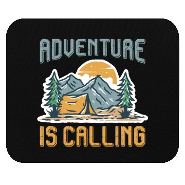 Discover Adventure is calling Mountain lover Hiking Mouse Pads