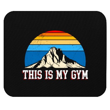 Discover This is my Gym Hiker Mountain lover Hiking Mouse Pads