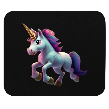 Discover magic unicorn cartoon horse pony Mouse Pads