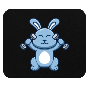 Discover BUNNY TRAINING GYM Mouse Pads