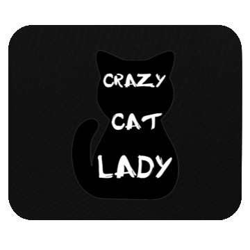 Discover Crazy cat lady Mouse Pads
