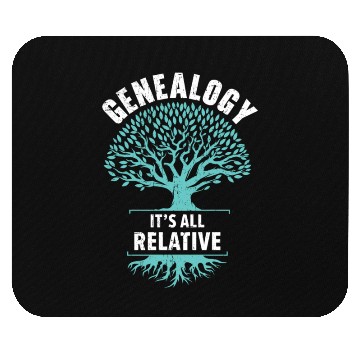 Discover Genealogy It's All Relative Genealogist Mouse Pads