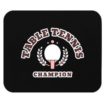 Discover Table Tennis Ping Pong Sports Champion Mouse Pads