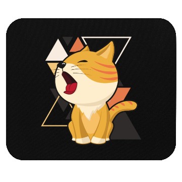 Discover Cute little cat adorable kitty Kittenlove cat mom Mouse Pads