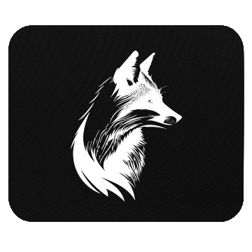 Discover Pretty Forest Fox Nature Portrait Mouse Pads
