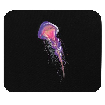 Discover Neon Jelly Fish Mouse Pads