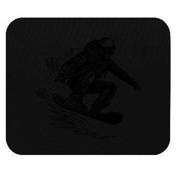 Discover Snowboarding Jump Style Crass Snowboard Move Mouse Pads