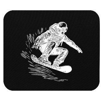 Discover Snowboarding Jump Style Crass Snowboard Move Mouse Pads