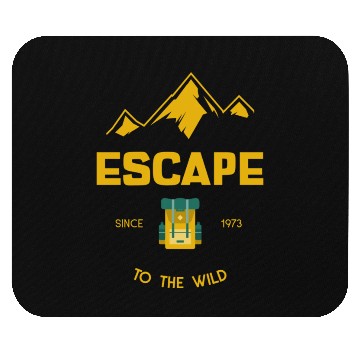 Discover Escape To The Wild Camping Mouse Pads