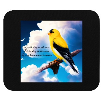 Discover Birds sing Mouse Pads