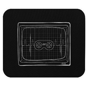 Discover Heart Beat Game Mouse Pads