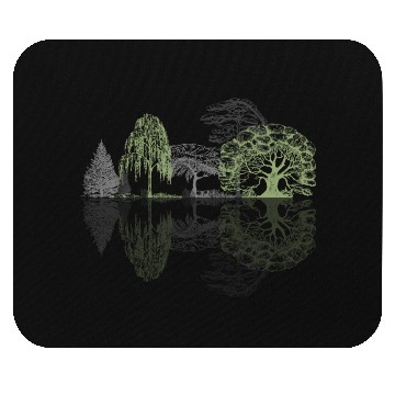 Discover Forest Reflection Nature Trees Woods Mouse Pads