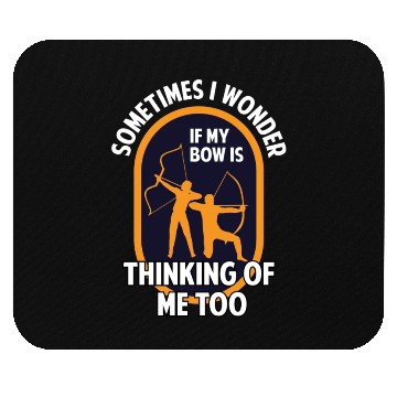 Discover Bow Hunting Arrow and Archery Quote Design Archery Mouse Pads