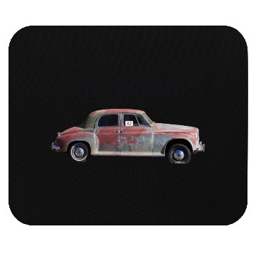 Discover Old car city of Seligman in Arizonna, US Route 66 Mouse Pads