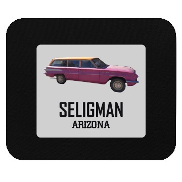 Discover Old car city of Seligman in Arizonna, US Route 66 Mouse Pads