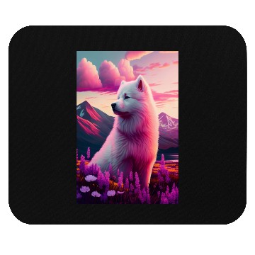Discover Samoyed Nature Mouse Pads