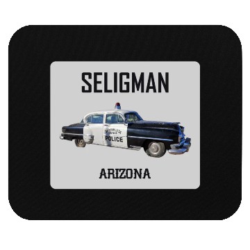 Discover Old car city of Seligman in Arizonna, US Route 66 Mouse Pads