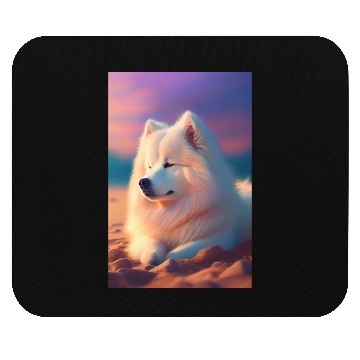 Discover Samoyed Nature Mouse Pads