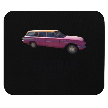 Discover Old car city of Seligman in Arizonna, US Route 66 Mouse Pads
