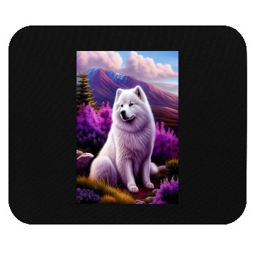 Discover Samoyed Nature Mouse Pads