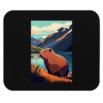 Discover Capybara Nature Capibara Mouse Pads