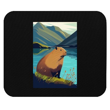 Discover Capybara Nature Capibara Mouse Pads
