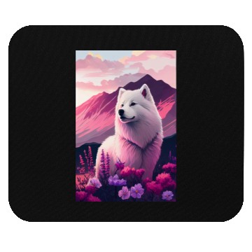 Discover Samoyed Nature Mouse Pads