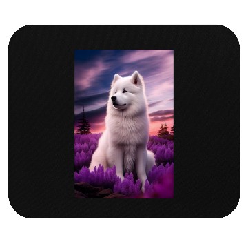 Discover Samoyed Nature Mouse Pads