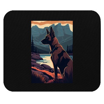 Discover Belgian Malinois Nature Mouse Pads