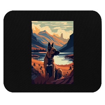 Discover Belgian Malinois Nature Mouse Pads