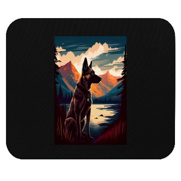 Discover Belgian Malinois Nature Mouse Pads