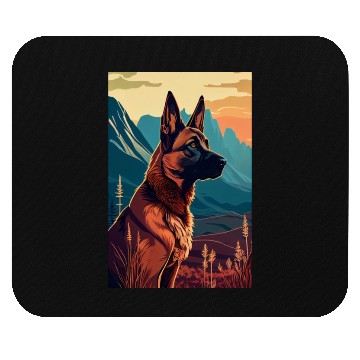 Discover Belgian Malinois Nature Mouse Pads