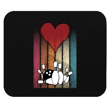 Discover Bowling Lover Mouse Pads
