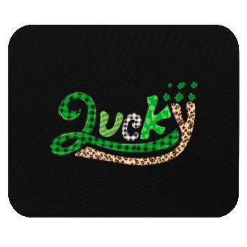 Discover Lucky Of The Irish shamrock Charms Mouse Pads