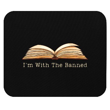 Discover Im With The Banned Books English Teacher Librarian Mouse Pads