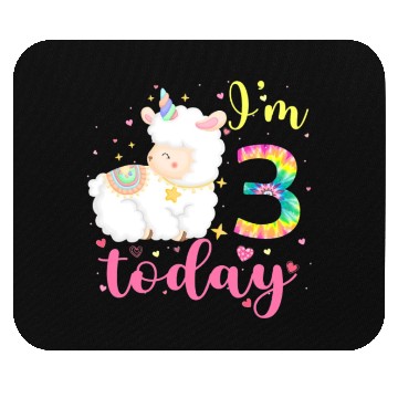 Discover 3 Year Old Llama Birthday Party 3rd Animal Mouse Pads