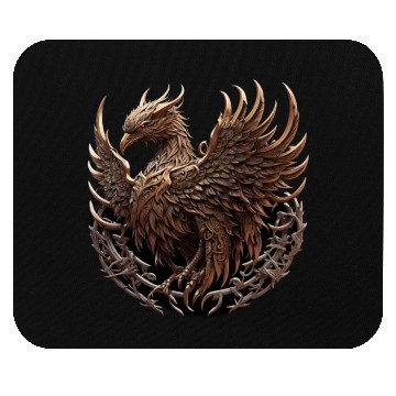 Discover Illustration of Phoenix Mouse Pads