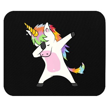 Discover Cute dabbing unicorn dab dance girls boys children Mouse Pads