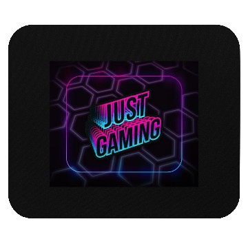 Discover just gaming - neon 3D Mouse Pads