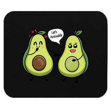 Discover Lets avocuddle avocado valentine pun Mouse Pads