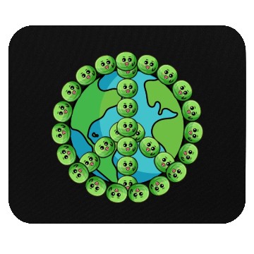 Discover Funny peas on earth Mouse Pads
