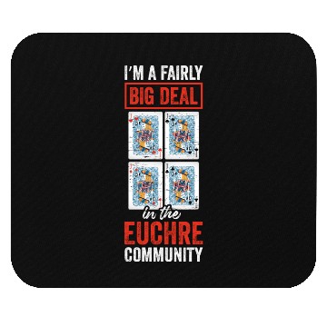 Discover Euchre Community Card Game Player Poker Euchre Mouse Pads