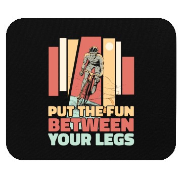 Discover Cycling Cyclist Mouse Pads