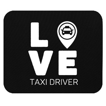 Discover Love Taxi Driver Mouse Pads