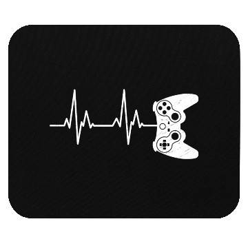 Discover Video Game Gamer Heartbeat Video Game Lover Mouse Pads