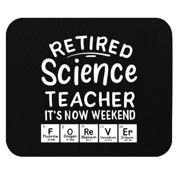 Discover Retired Science Teacher Mouse Pads