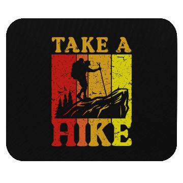 Discover Take a Hike Wanderlust Hiker Hiking Mountains Mouse Pads