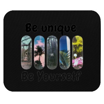 Discover Ski Panels with Be Unique Be Yourself Motivation Mouse Pads